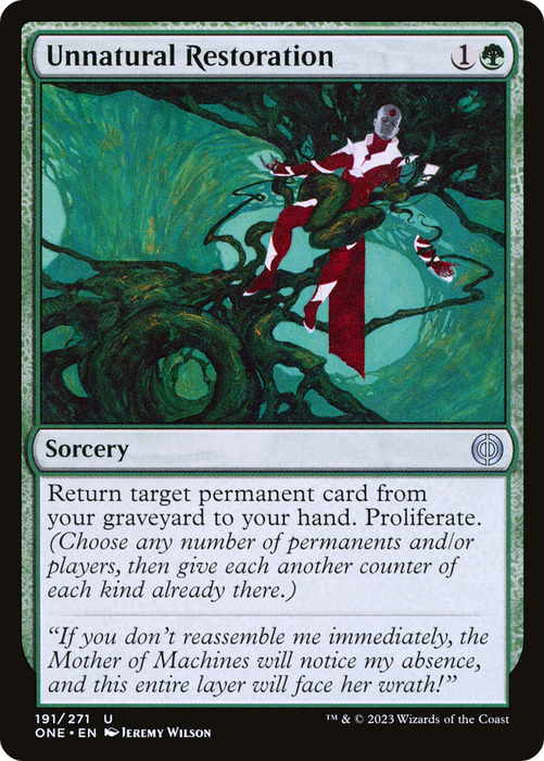Unnatural Restoration (ONE-191) - uncommon - Foil