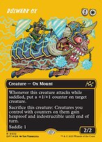 Bulwark Ox (DFT-532) - rare (Borderless) - Foil