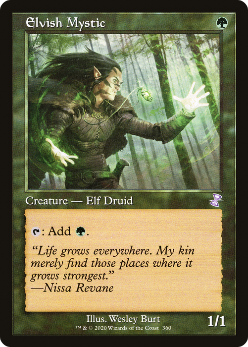 Elvish Mystic (TSR-360) - special - Foil