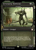 Tarmogoyf (PIP-349) - mythic / Scrounging Deathclaw: (Showcase)