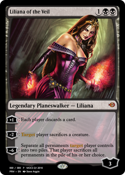 Liliana of the Veil (PRM-55866) - mythic - Foil