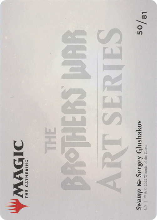 Swamp // Swamp (ABRO-050) - common (Borderless) - Foil