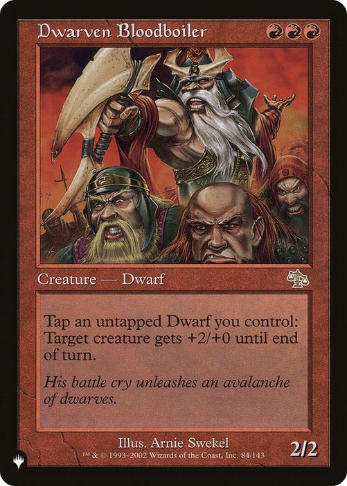 Dwarven Bloodboiler (LIST-JUD-84) - rare