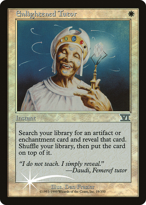 Enlightened Tutor (ARENA-006) - rare - Foil