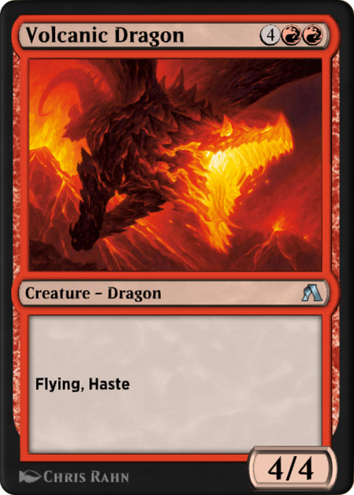 Volcanic Dragon (XANA-045) - uncommon