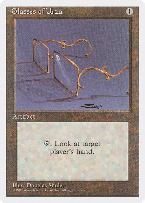 Glasses of Urza (4ED-321) - uncommon