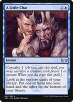 A Little Chat (SNC-047) - uncommon - Foil