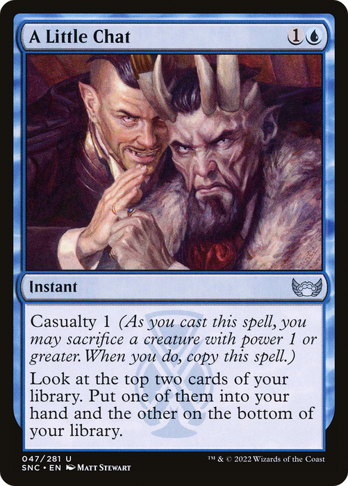 A Little Chat (SNC-047) - uncommon - Foil