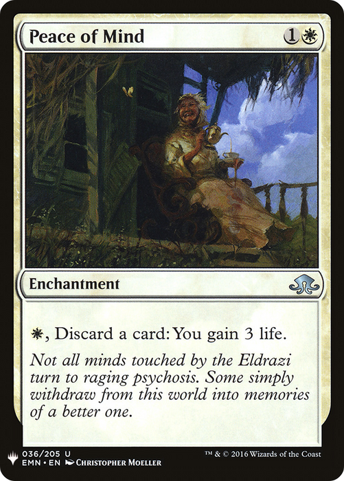 Peace of Mind (LIST-EMN-36) - uncommon