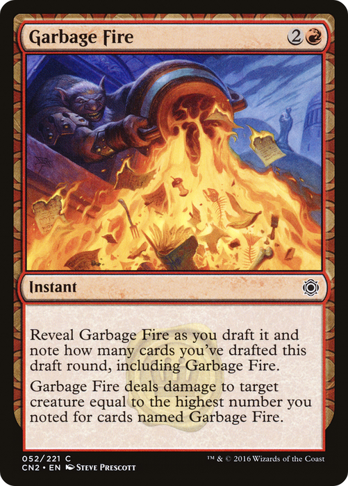 Garbage Fire (CN2-052) - common: (draft) - Foil