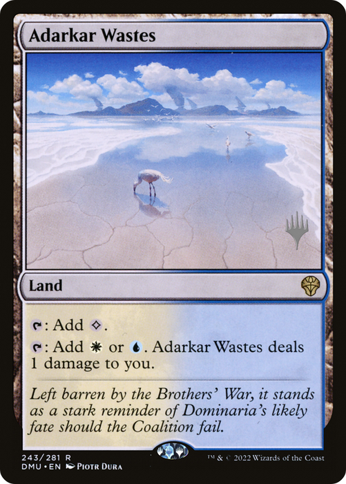 Adarkar Wastes (PPDMU-243P) - rare - Foil