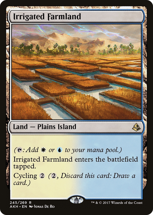 Irrigated Farmland (AKH-245) - rare - Foil