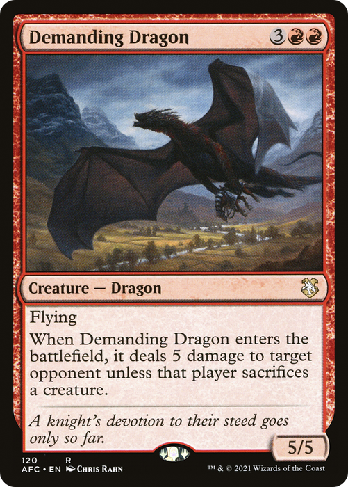 Demanding Dragon (AFC-120) - rare