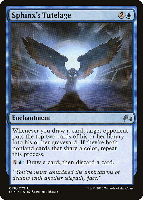 Sphinx's Tutelage (ORI-076) - uncommon - Foil