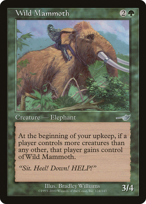 Wild Mammoth (NMS-124) - uncommon - Foil