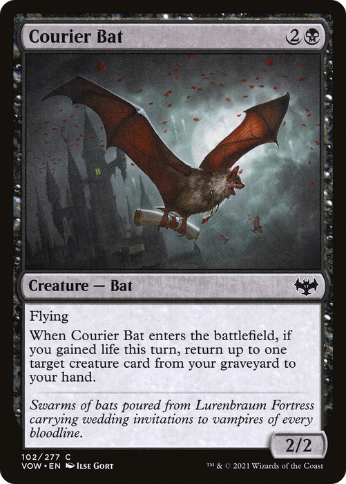 Courier Bat (VOW-102) - common - Foil