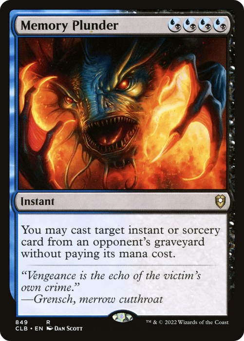 Memory Plunder (CLB-849) - rare