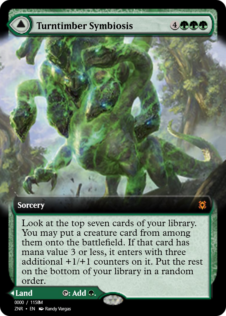 Turntimber Symbiosis // Turntimber, Serpentine Wood (PRM-83868) - mythic - Foil