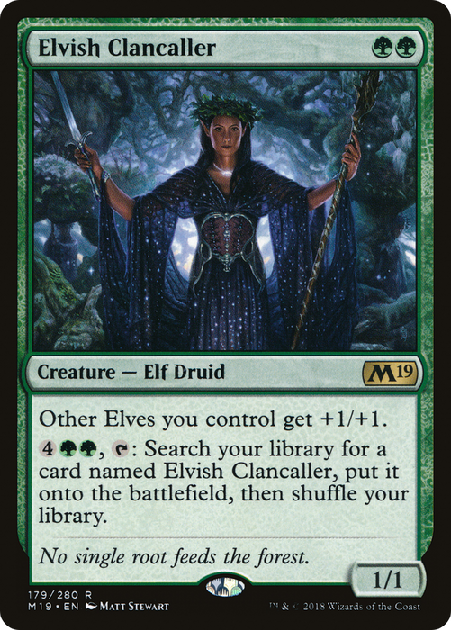 Elvish Clancaller (M19-179) - rare