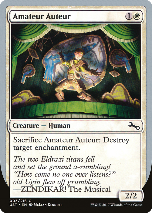 Amateur Auteur (UST-03D) - common