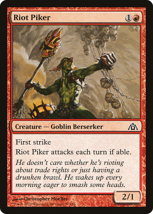 Riot Piker (DGM-037) - common - Foil