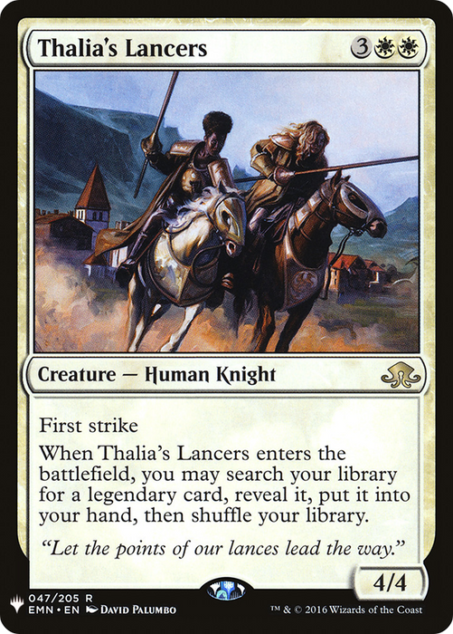 Thalia's Lancers (PLST-EMN-47) - rare