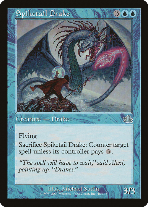 Spiketail Drake (PCY-048) - uncommon - Foil