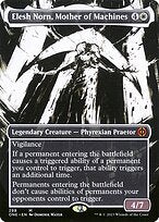 Elesh Norn, Mother of Machines (ONE-298) - mythic: (Showcase) (Borderless) - Foil