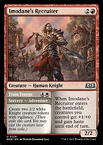 Imodane's Recruiter // Train Troops (WOE-229) - uncommon - Foil