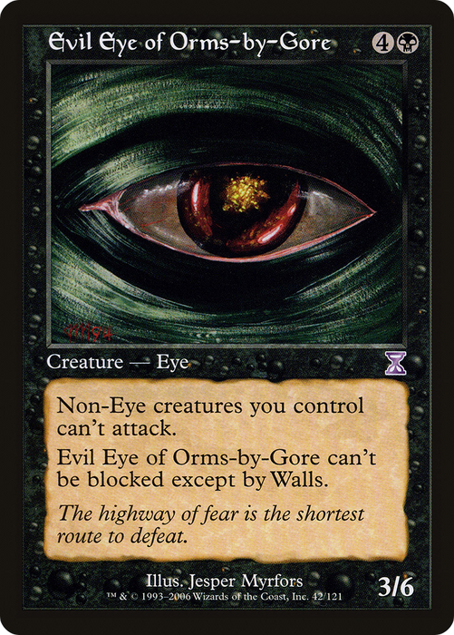 Evil Eye of Orms-by-Gore (TSB-042) - special - Foil