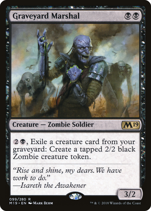 Graveyard Marshal (M19-099) - rare