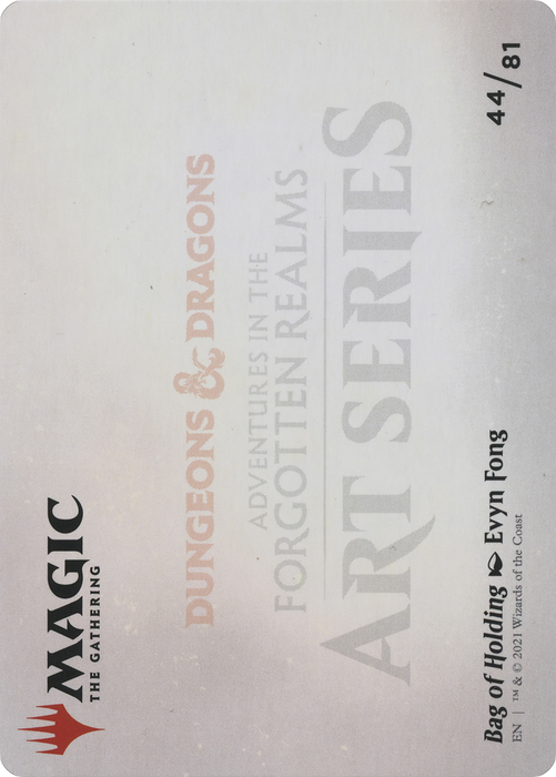 Bag of Holding // Bag of Holding (AAFR-044) - common (Borderless) - Foil