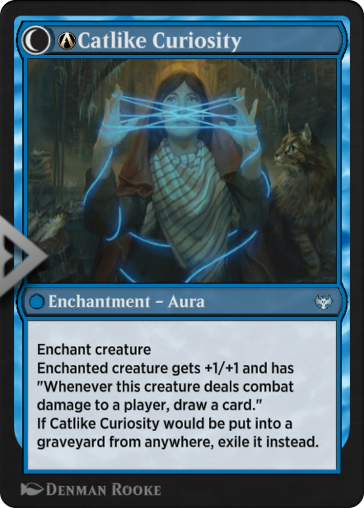 A-Mischievous Catgeist // A-Catlike Curiosity (VOW-A-69) - uncommon: (Double Faced Transform)