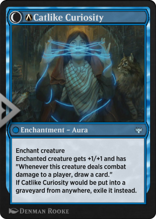 A-Mischievous Catgeist // A-Catlike Curiosity (VOW-A-69) - uncommon: (Double Faced Transform)