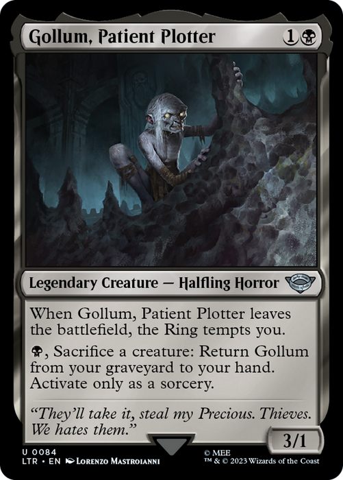 Gollum, Patient Plotter (LTR-084) - uncommon