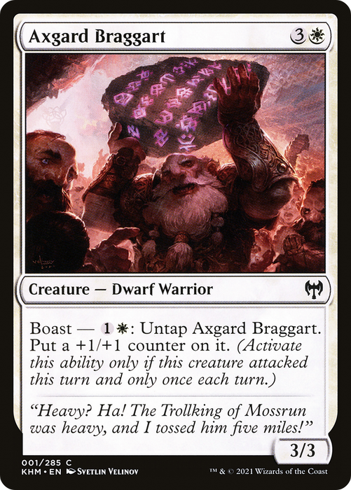 Axgard Braggart (KHM-001) - common - Foil