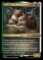 Kudo, King Among Bears (MH3-490) - rare - Etched Foil