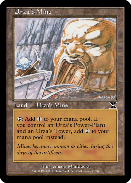 Urza's Mine (ME4-257A) - common - Foil