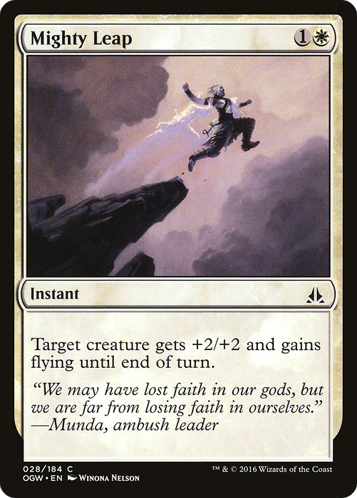 Mighty Leap (OGW-028) - common - Foil