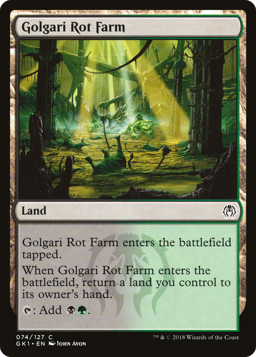 Golgari Rot Farm (GR1-074) - common