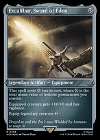 Excalibur, Sword of Eden (ACR-256) - rare - Etched Foil