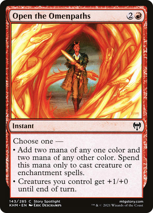 Open the Omenpaths (KHM-143) - common - Foil