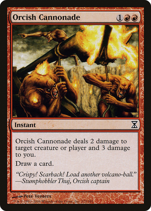 Orcish Cannonade (TSP-172) - common - Foil