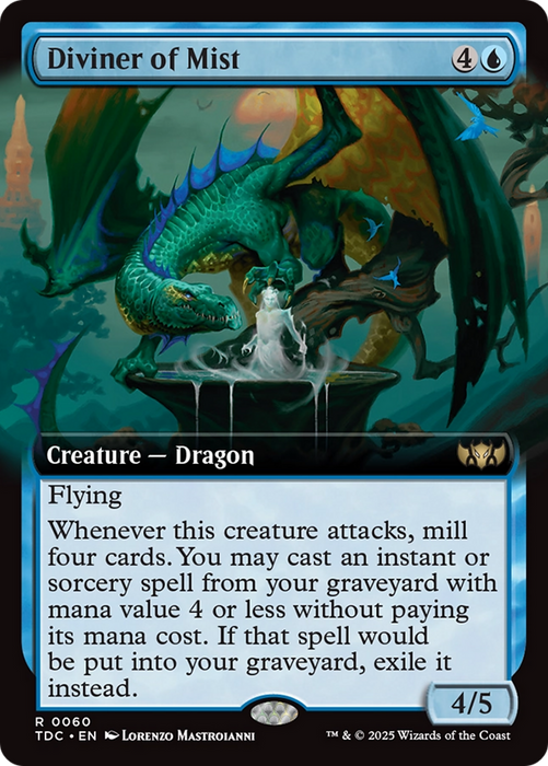 Diviner of Mist (TDC-060) - rare: (Extended Art)
