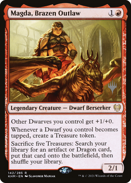 Magda, Brazen Outlaw (PPKHM-142P) - rare - Foil