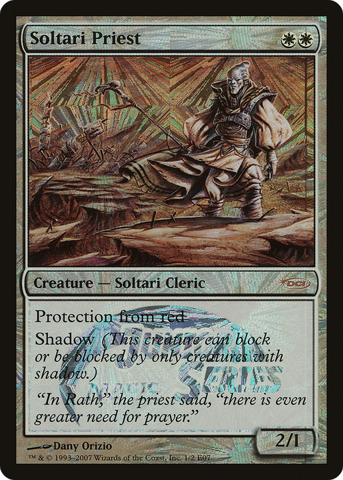 Soltari Priest (JSS-1E07) - rare - Foil