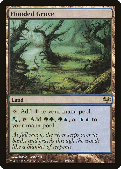 Flooded Grove (EVE-177) - rare - Foil