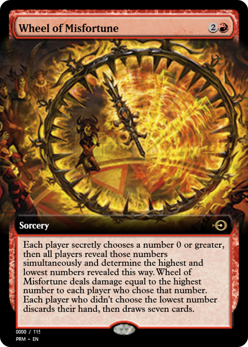 Wheel of Misfortune (PRM-85960) - rare - Foil