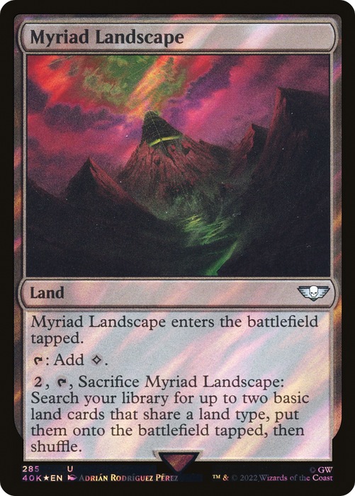 Myriad Landscape (40K-285★) - uncommon - Foil