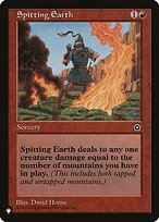 Spitting Earth (LIST-P02-116) - common